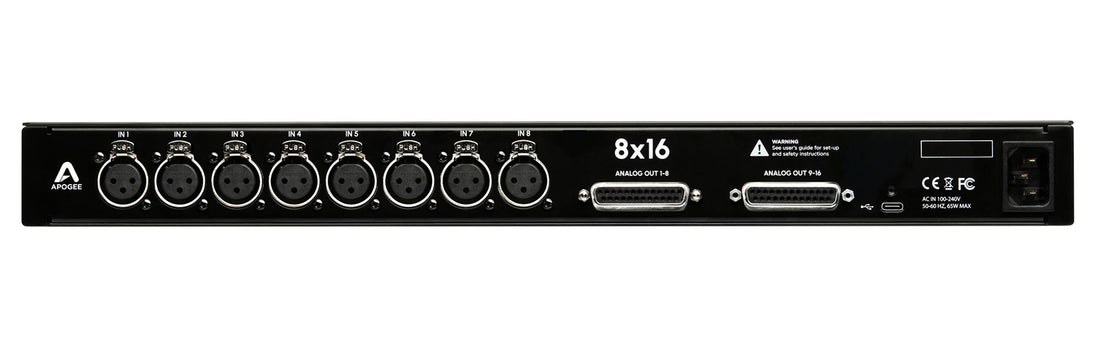 Apogee Symphony Studio 8X16 Interfaz de audio Rack 8 Entradas 2