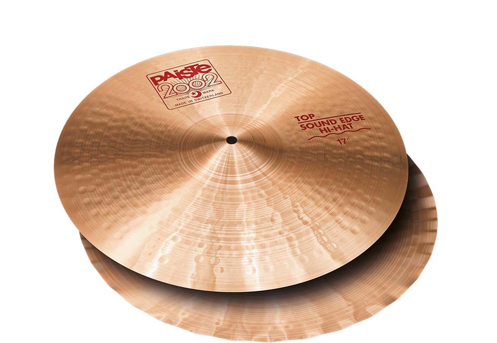 Paiste 2002 Sound Edge Hi-Hat 17 Platos Batería 1