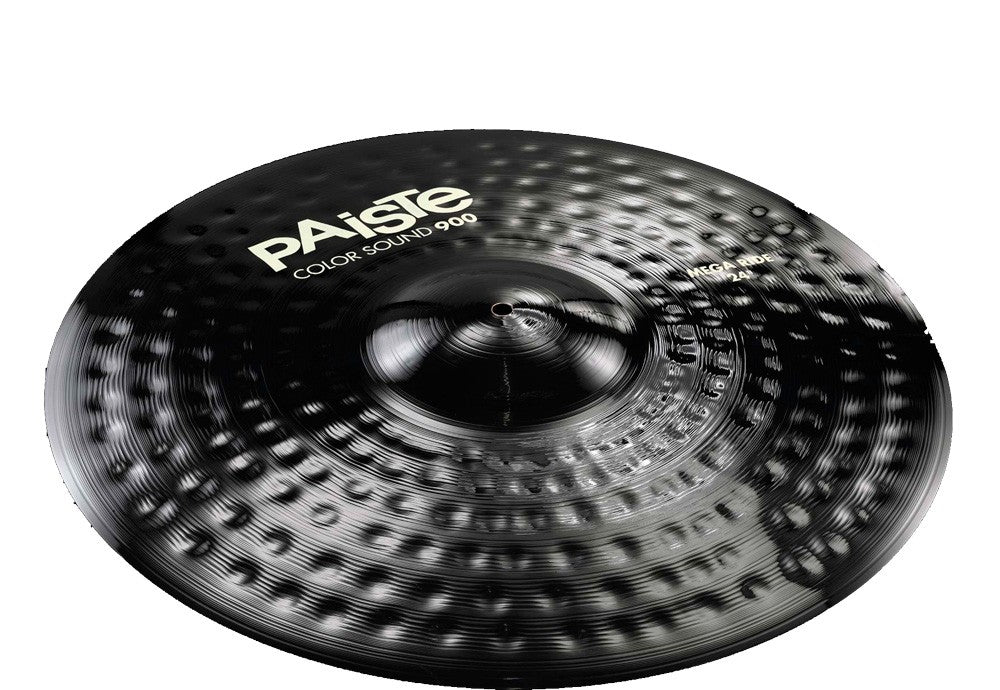 Paiste 900 Color Sound Black Mega Ride 24 Plato Batería 1