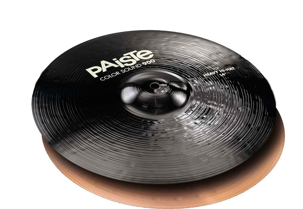 Paiste 900 Color Sound Black Heavy Hihat 15 Platos Batería 1