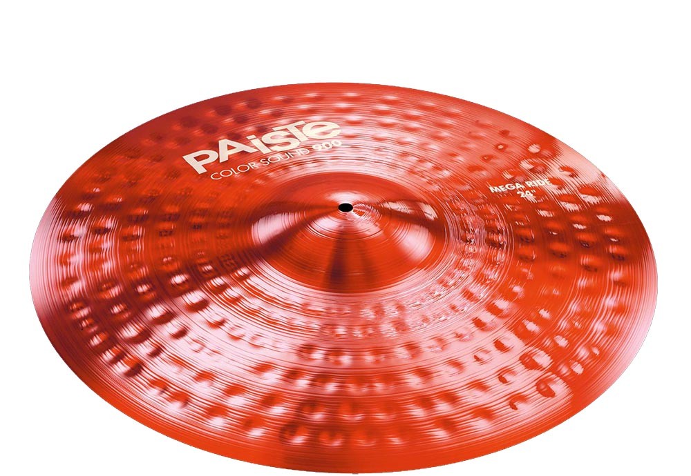 Paiste 900 Color Sound Red Mega Ride 24 Plato Batería 1