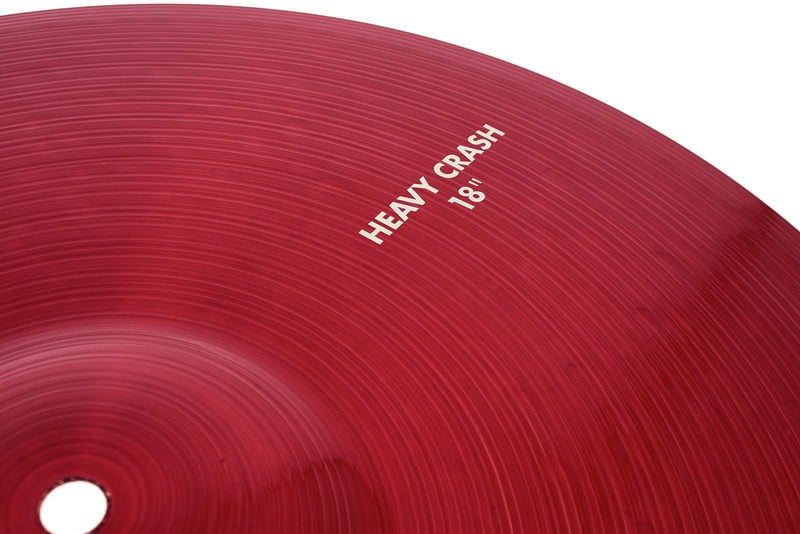 Paiste 900 Color Sound Red Heavy Crash 18 Plato Batería 2