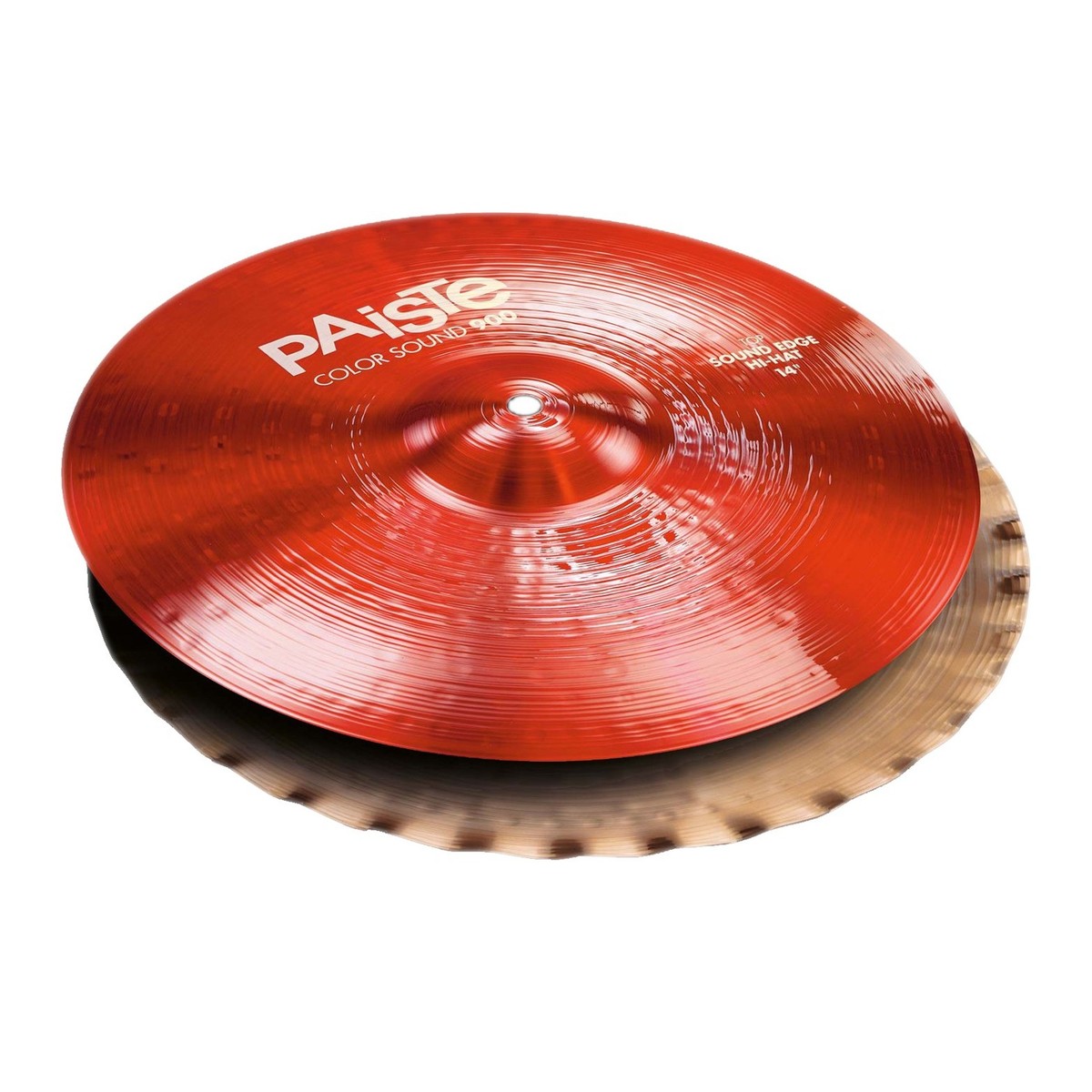 Paiste 900 Color Sound Red Sound Edge Hi-Hat 14 Platos Batería 1