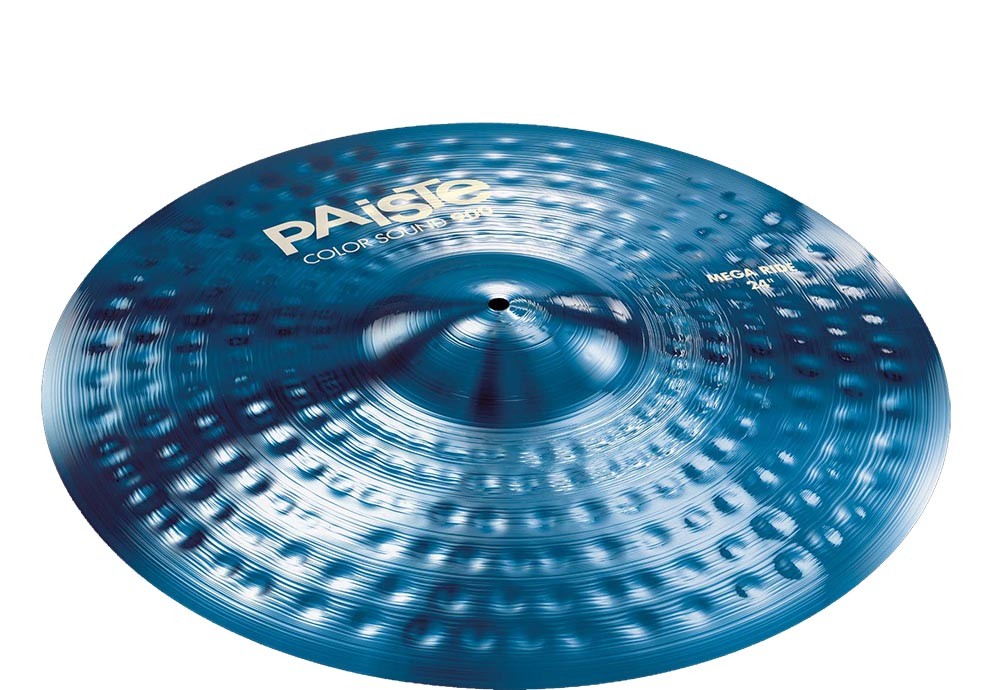 Paiste 900 Color Sound Blue Mega Ride 24 Plato Batería 1