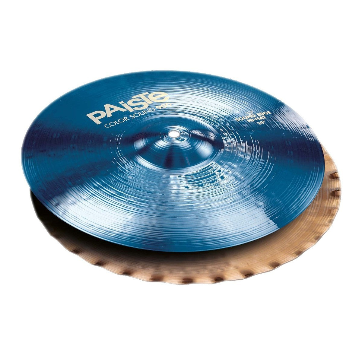 Paiste 900 Color Sound Blue Sound Edge Hi-Hat 14 Platos Batería 1