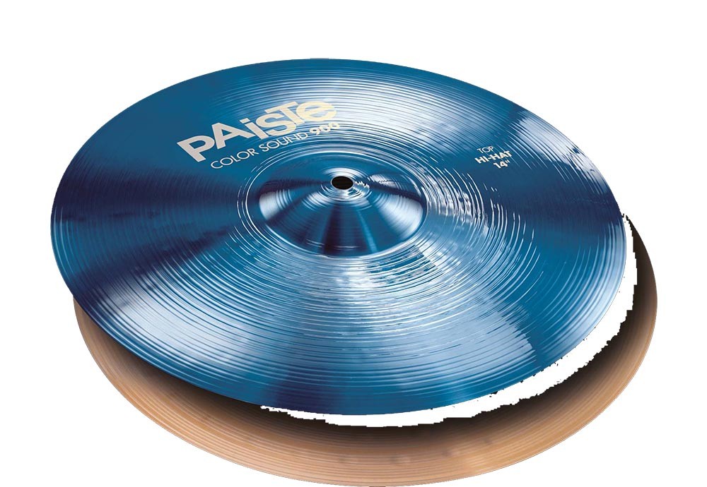 Paiste 900 Color Sound Blue Hihat 14 Platos Batería 1