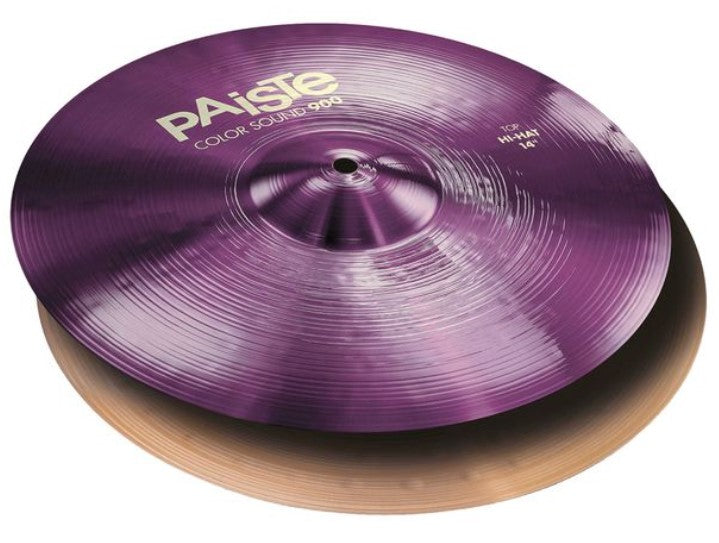 Paiste 900 Color Sound Purple Hihat 14 Platos Batería 1