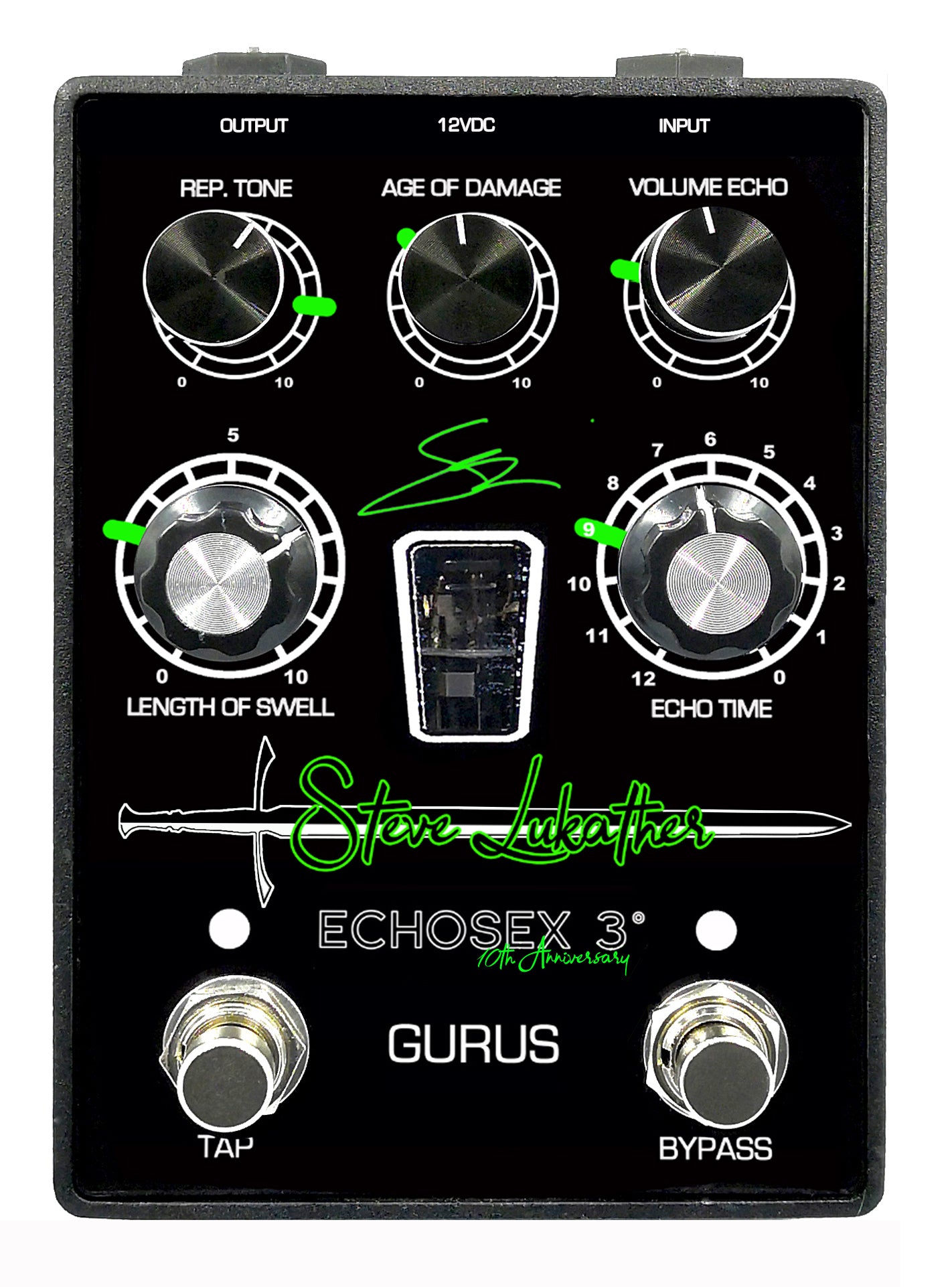 Foxgear Echosex 3 Gurus Steve Lukather Signature Pedal Delay 13