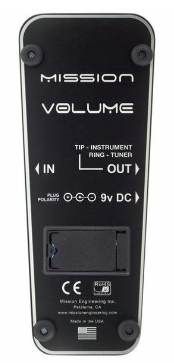 Mission Engineering VM-PRO-BK Pedal de Volumen con Buffer Flat Black 12