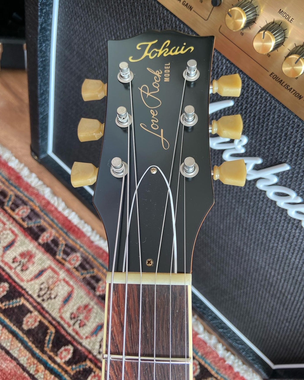 Tokai LS390 Relic HB Guitarra Eléctrica Honey Burst 5