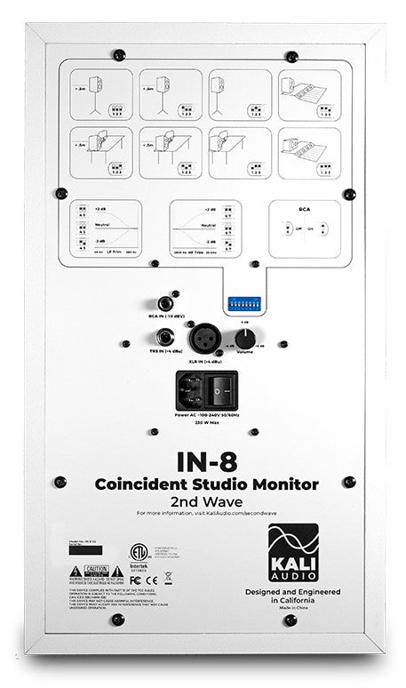 Kali Audio IN8W v2 Independence Monitor Activo 3 Vías Blanco. Unidad 5