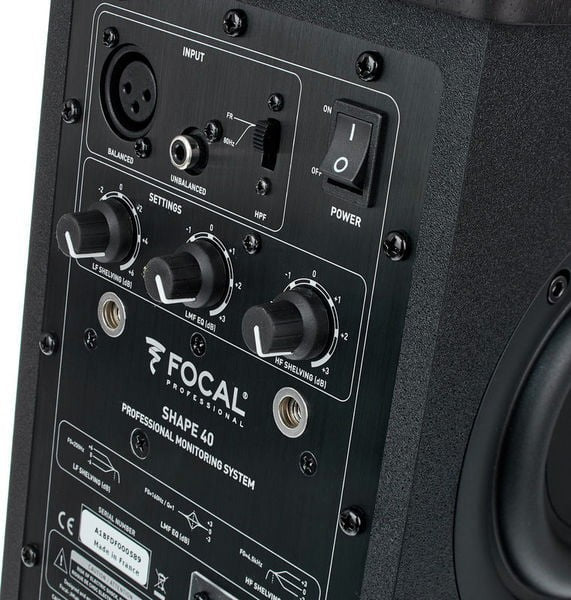 Focal Shape 40 Monitor Estudio. Unidad 5