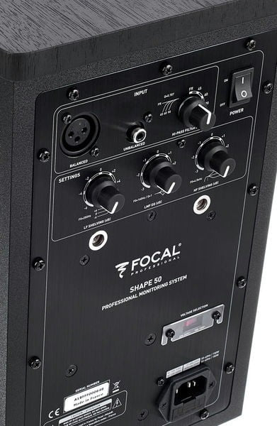 Focal Shape 50 Monitor Estudio. Unidad 5