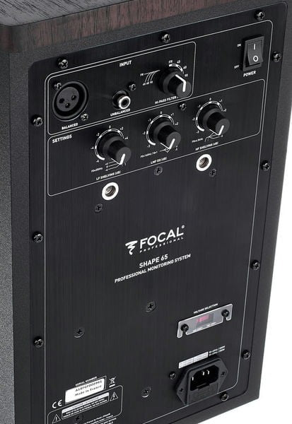 Focal Shape 65 Monitor Estudio. Unidad 5