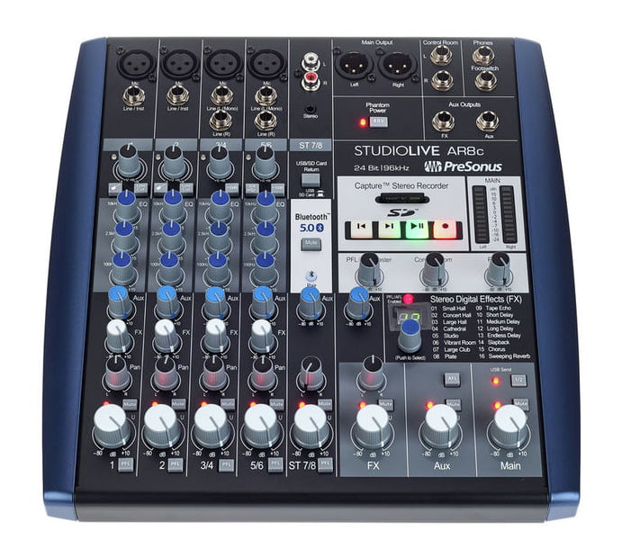 Presonus Studiolive AR8C Mesa de Mezclas 8 Canales 3