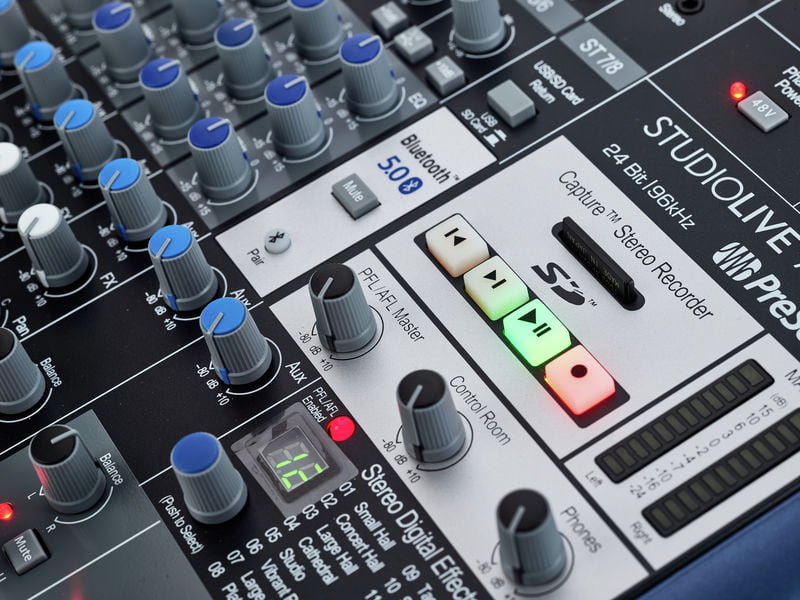 Presonus Studiolive AR8C Mesa de Mezclas 8 Canales 11