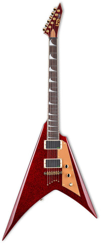 ESP LTD KH-V RDSP Kirk Hammett Guitarra Eléctrica Red Sparkle 1