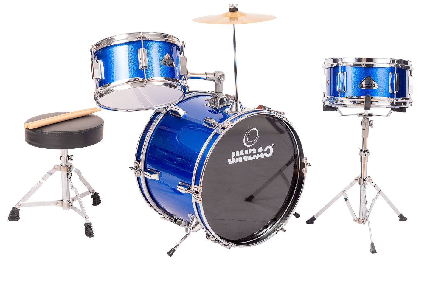 Jinbao JR1042BL Batería Acústica Junior Azul 1