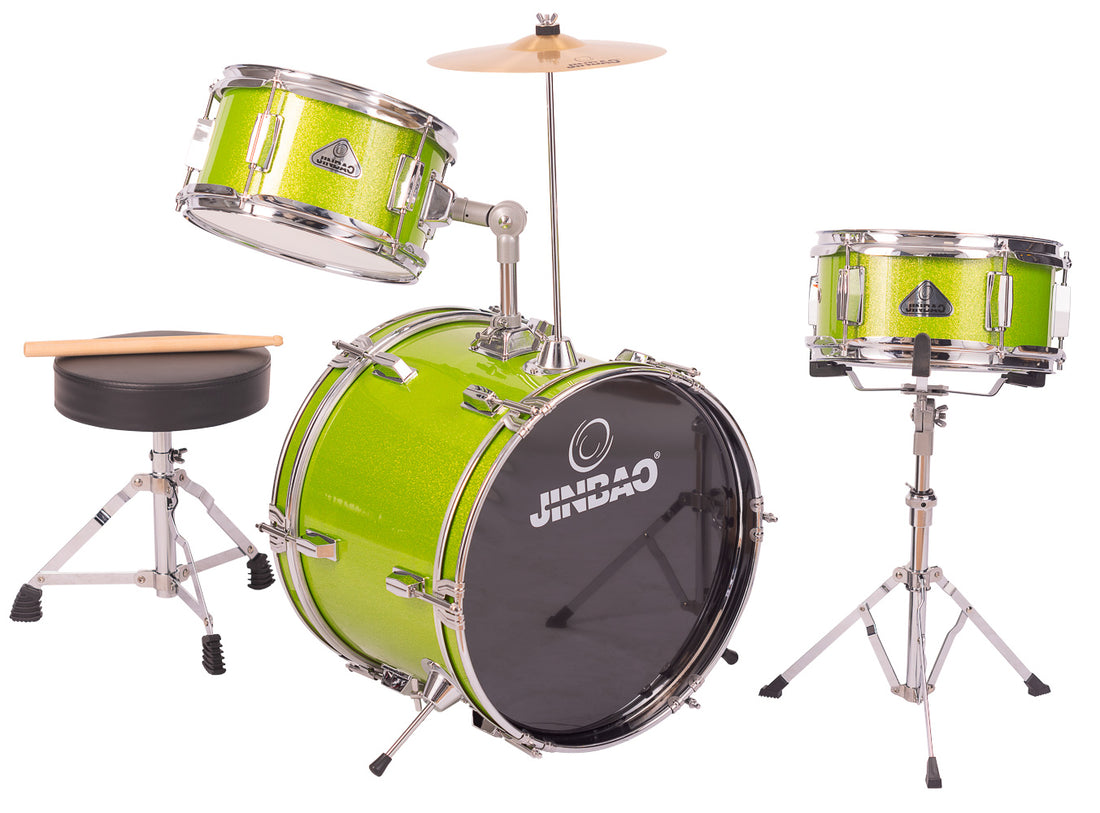 Jinbao JR1042GRN Batería Acústica Junior Verde 1