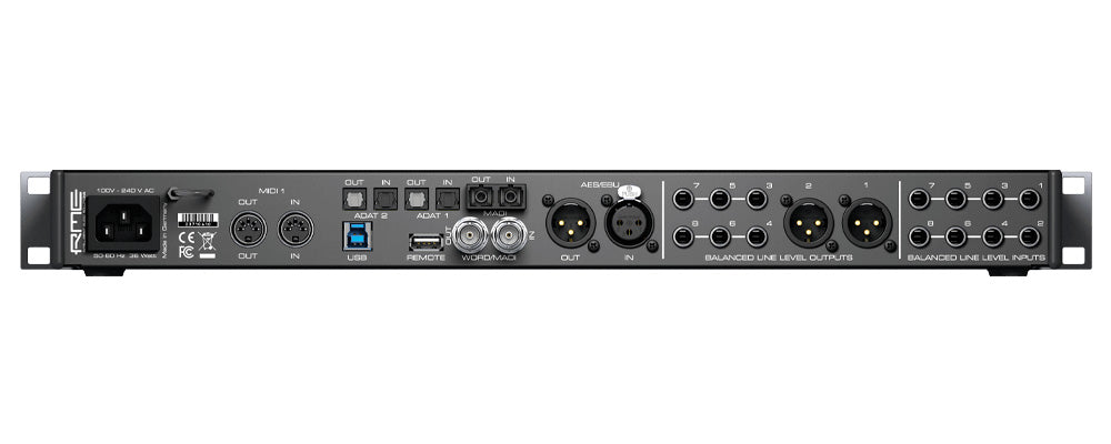 RME Fireface UFX III Interfaz de Audio USB Firewire 6