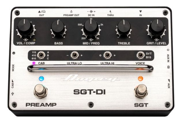 Ampeg SGT-DI Pedal Previo Activo Bajo 3