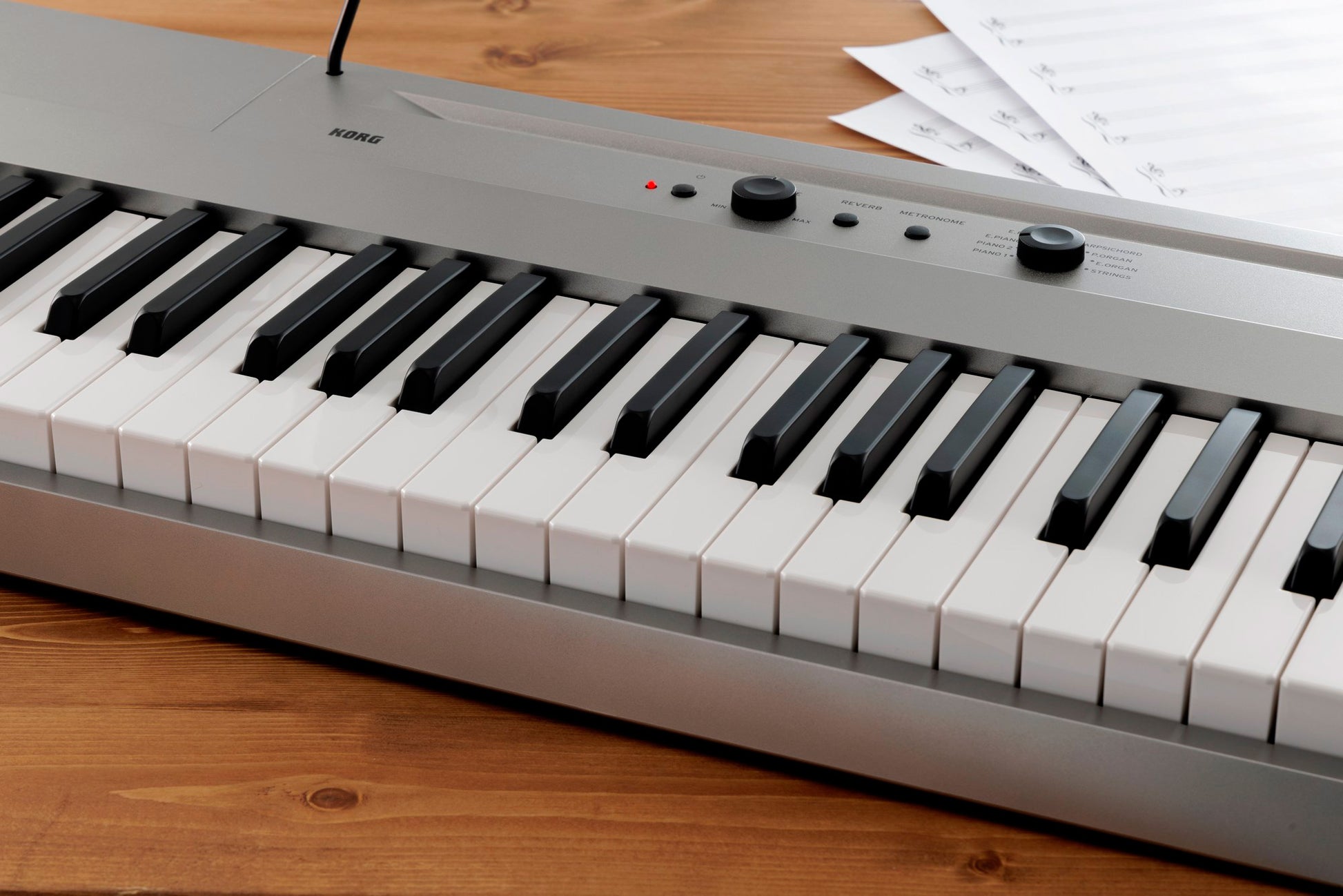 Korg Liano MS Piano Digital Portátil Metallic Silver 7