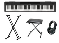 Yamaha -Pack- P145B Piano Digital + Soporte Tijera + Asiento y Auriculares 1