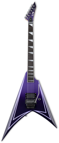 ESP LTD Alexi Hexed Guitarra Eléctrica Purple Fade with Pin Stripes 1