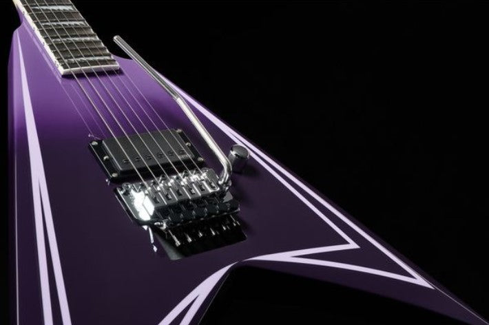 ESP LTD Alexi Hexed Guitarra Eléctrica Purple Fade with Pin Stripes 10