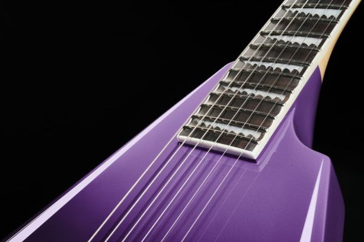 ESP LTD Alexi Hexed Guitarra Eléctrica Purple Fade with Pin Stripes 11