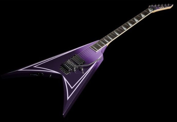 ESP LTD Alexi Hexed Guitarra Eléctrica Purple Fade with Pin Stripes 13