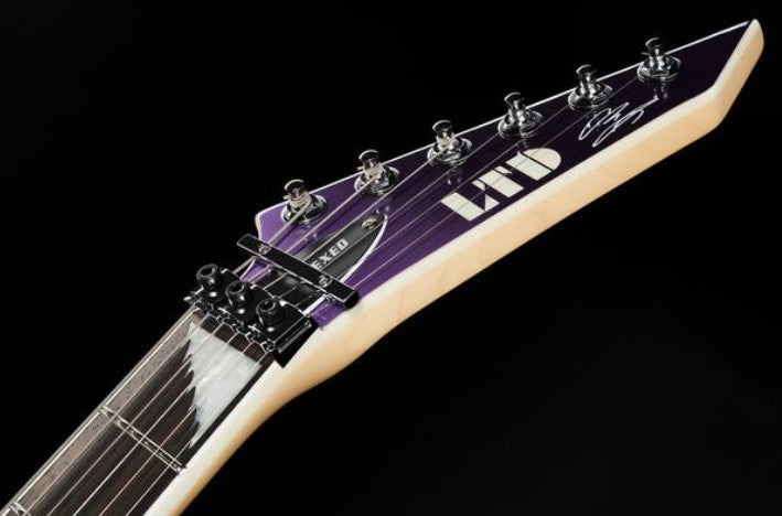 ESP LTD Alexi Hexed Guitarra Eléctrica Purple Fade with Pin Stripes 17