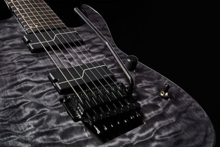 ESP LTD  BUZ7 STBLK Buz MCgrath Guitarra Eléctrica 7 Cuerdas See Thru Black 10