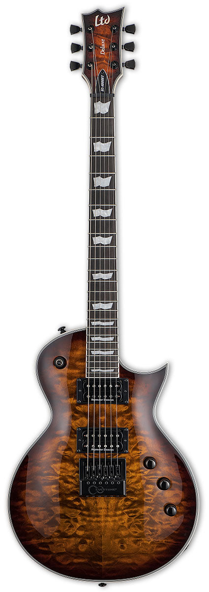 ESP LTD EC1000 Evertune DBS Guitarra Eléctrica Dark Brown Sunburst 1