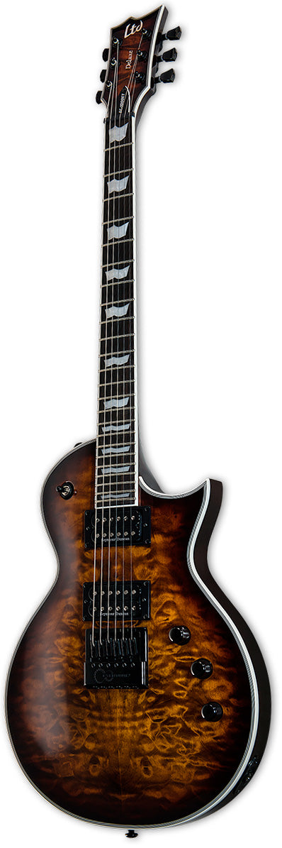 ESP LTD EC1000 Evertune DBS Guitarra Eléctrica Dark Brown Sunburst 2