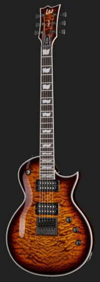 ESP LTD EC1000 Evertune DBS Guitarra Eléctrica Dark Brown Sunburst 4