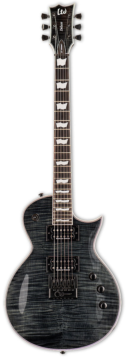 ESP LTD EC1000 Evertune STBLK Guitarra Eléctrica See Thru Black 1