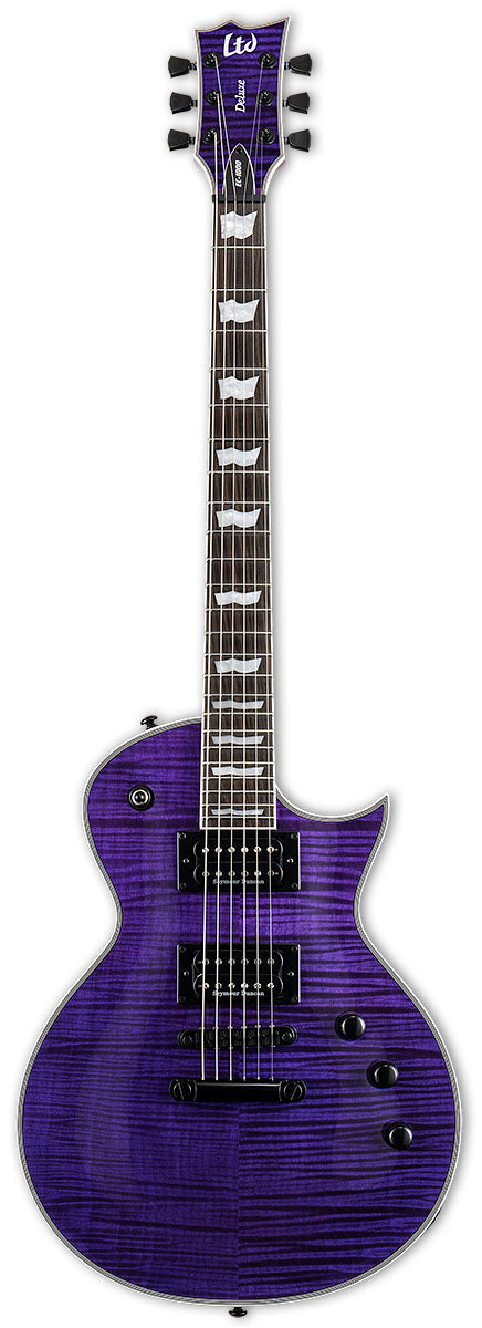 ESP LTD EC1000 STPS Guitarra Eléctrica See Thru Purple Sunburst 1