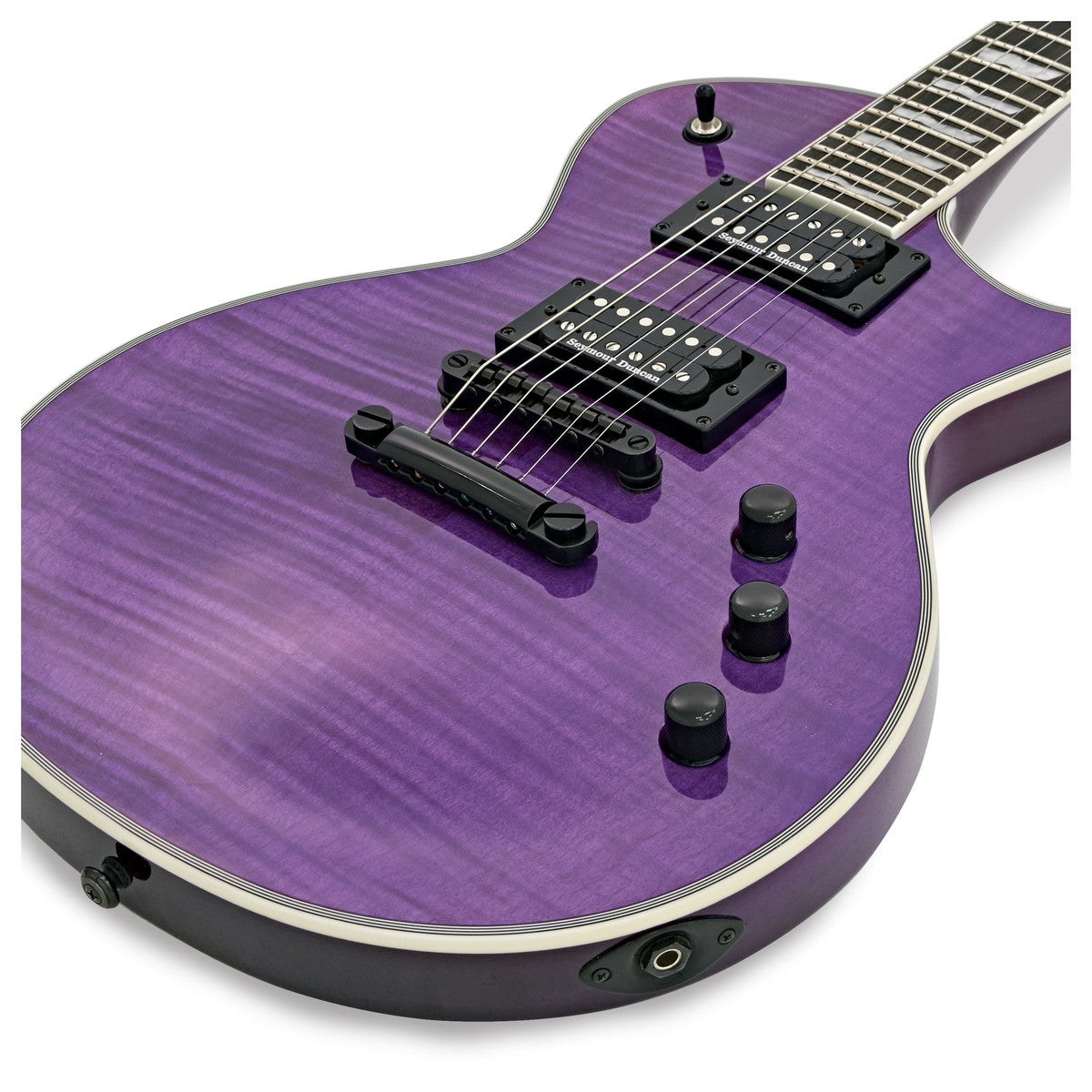 ESP LTD EC1000 STPS Guitarra Eléctrica See Thru Purple Sunburst 7