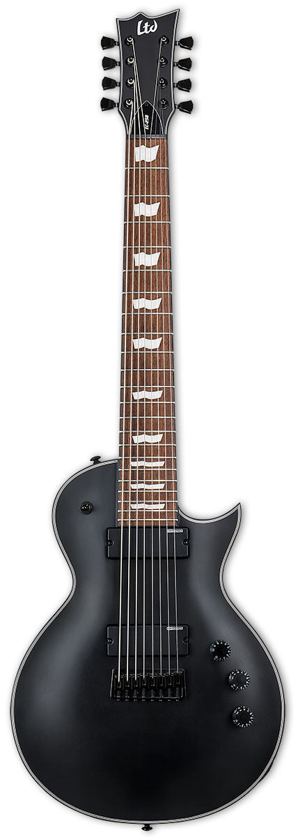 ESP LTD EC258 BS Guitarra Eléctrica 8 Cuerdas Black Satin 1