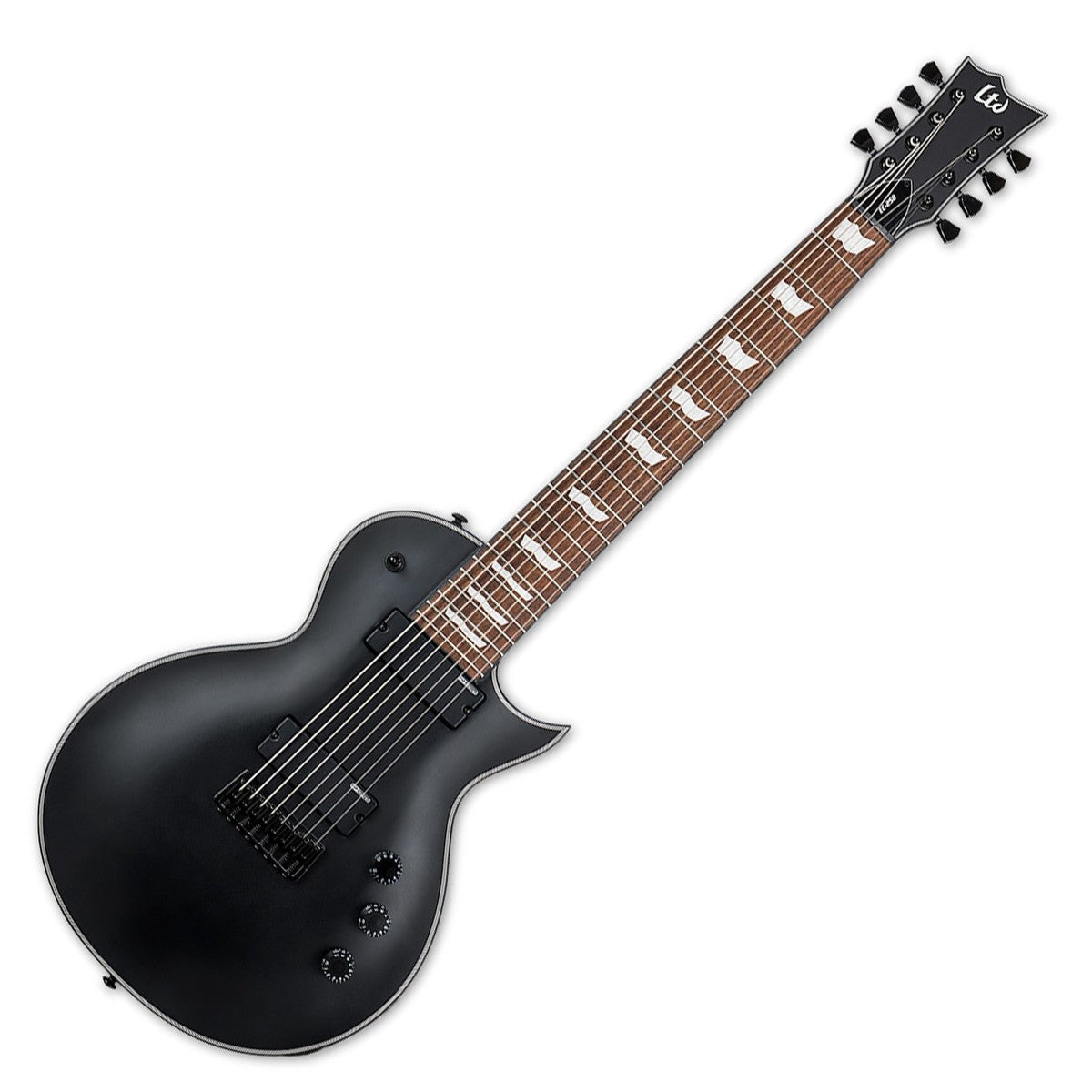 ESP LTD EC258 BS Guitarra Eléctrica 8 Cuerdas Black Satin 4