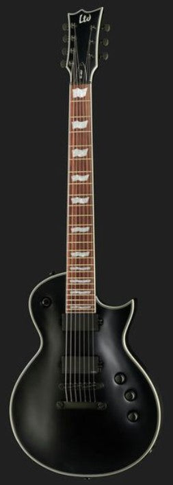 ESP LTD EC407 BS Guitarra Eléctrica 7 Cuerdas Black Satin 4