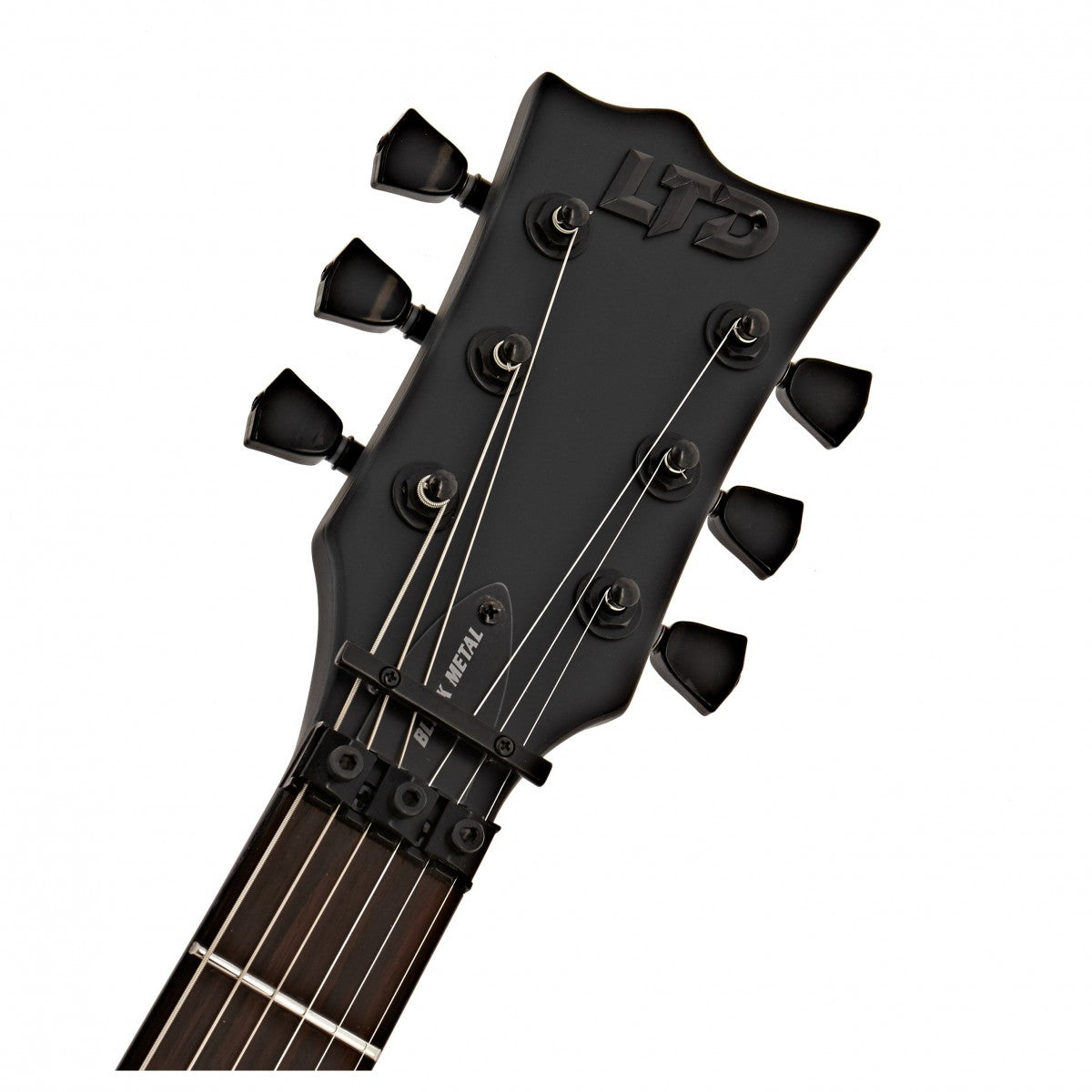 ESP LTD EC FR Black Metal BS Guitarra Eléctrica Black Satin 9