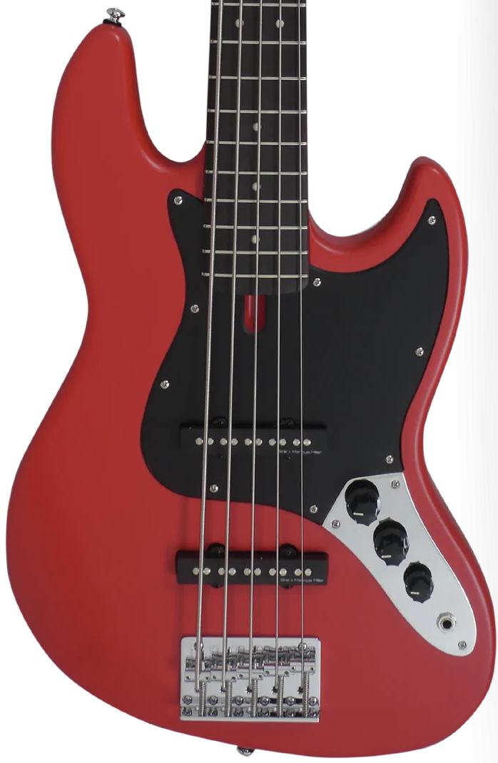 Marcus Miller V3P-5 RDS Bajo Eléctrico 5 Cuerdas Red Satin 2