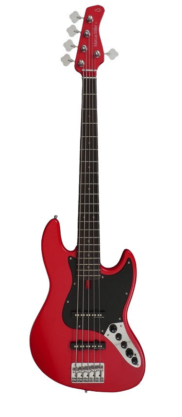 Marcus Miller V3-5 RDS 2nd Gen Bajo Eléctrico 5 Cuerdas Red Satin 1