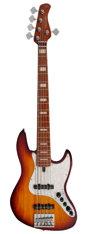 Marcus Miller V8-5 TS Bajo Eléctrico 5 Cuerdas Tobacco Sunburst 1