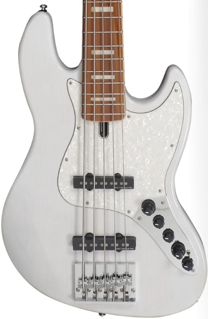 Marcus Miller V8-5 WBL Bajo Eléctrico 5 Cuerdas White Blonde 2