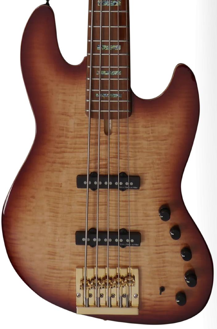 Marcus Miller V10 DX-5 TS Bajo Eléctrico 5 Cuerdas Tobacco Sunburst 2