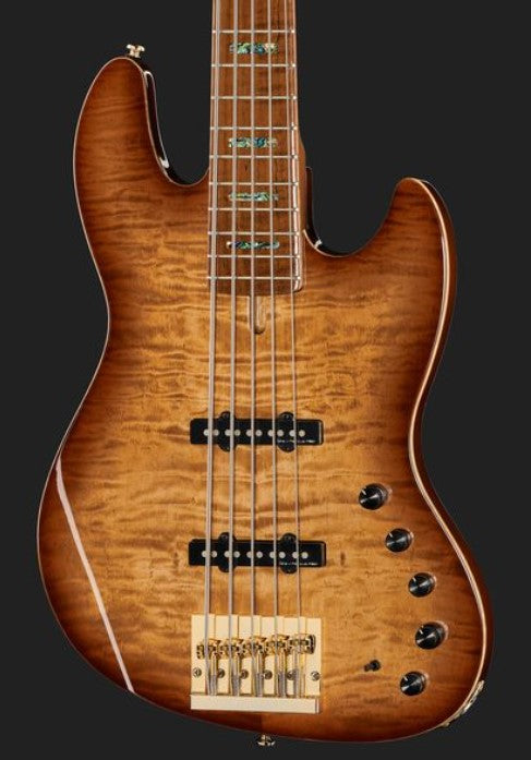 Marcus Miller V10 DX-5 TS Bajo Eléctrico 5 Cuerdas Tobacco Sunburst 6