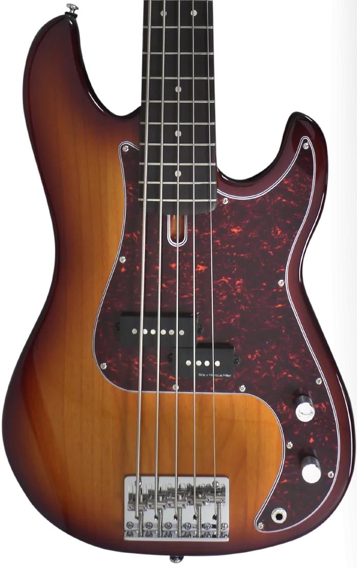 Marcus Miller P5R Alder-5 TS Bajo Eléctrico 5 Cuerdas Tobacco Sunburst 2